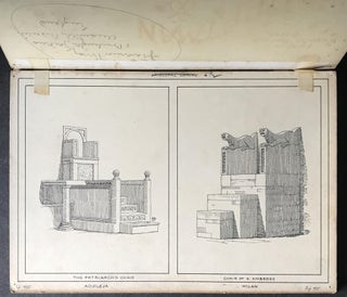 Original Drawings for Episcopal Chairs by J. Tavenor-Perry (1842-1915)