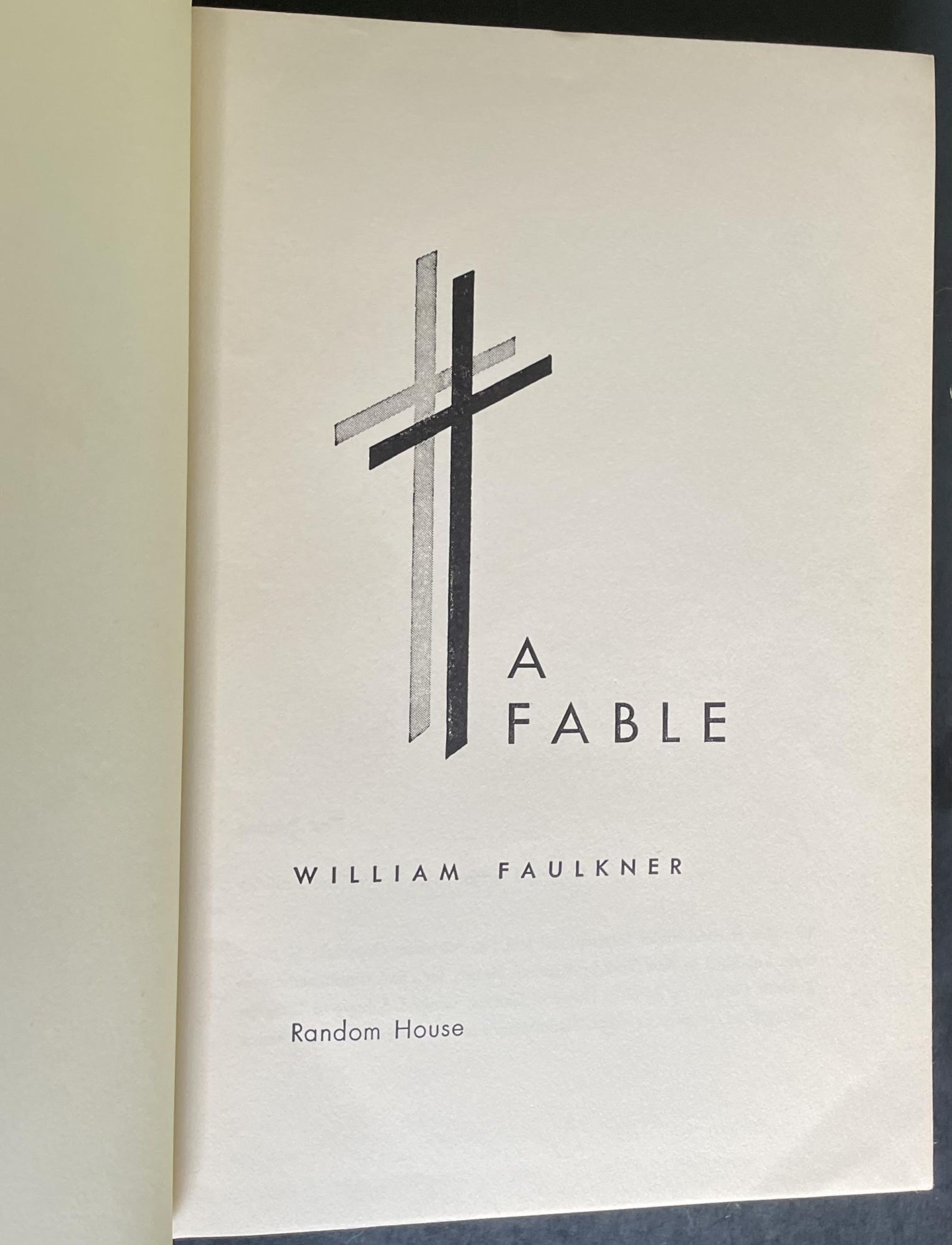 A Fable | William Faulkner | First Edition, First Printing