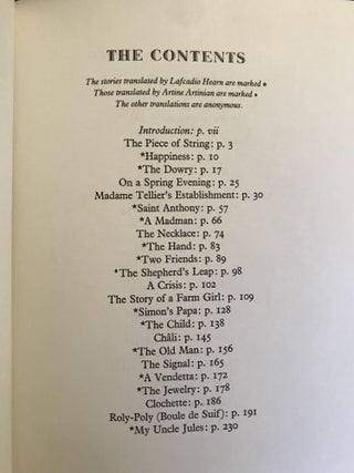 The Tales of Guy de Maupassant