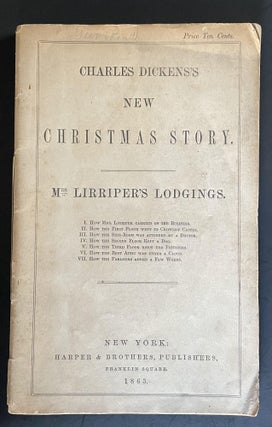 Item #3582 Mrs. Lirriper's Lodgings [Charles Dickens's New Christmas Story]. Charles with:...