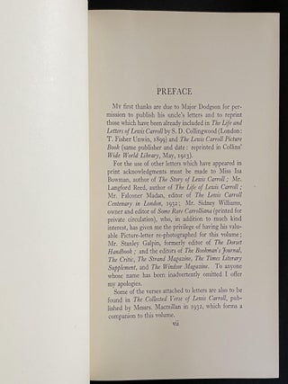 A Selection from the Letters of Lewis Carroll (The Rev. Charles Lutwidge Dodson) to His Child-Friends Together with "Eight or Nine Wise Words About Letter-Writing"