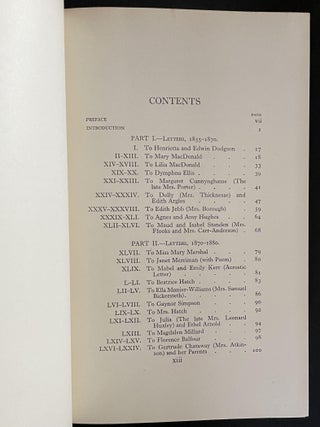 A Selection from the Letters of Lewis Carroll (The Rev. Charles Lutwidge Dodson) to His Child-Friends Together with "Eight or Nine Wise Words About Letter-Writing"