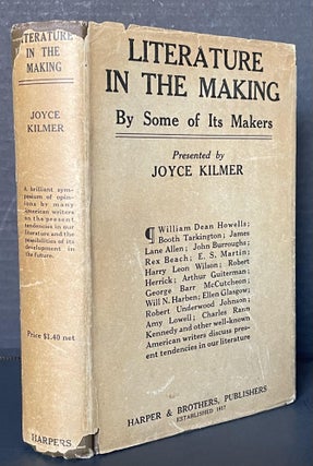 Item #3618 Literature in the Making. Joyce Kilmer