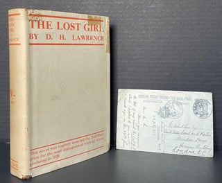 The Lost Girl; TOGETHER WITH an Manuscript Letter [Post Card] from D.H. Lawrence to Hubert Loss