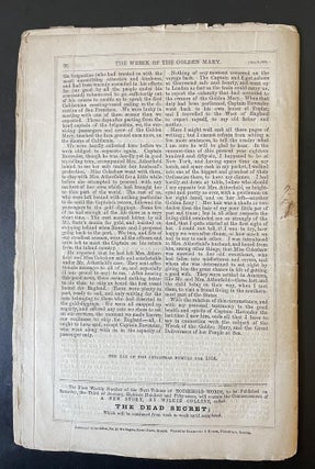 The Wreck of the Golden Mary [with a frontispiece by Goodman, Jules, A.]; Being the Captain's Account of the Loss of the Ship, and the Mate's Account of the Great Deliverance of Her People in an Open Boat at Sea [The Extra Christmas Number of Household Words. Containing the Amount of One Number and a Half.]