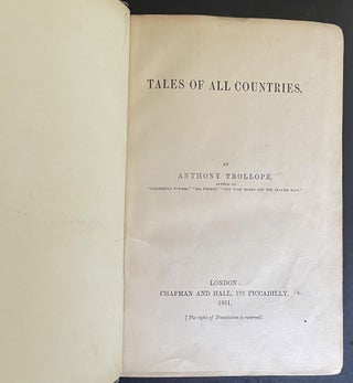 Tales of All Countries [First Series]