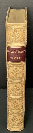 Item #3739 Bacon's Essays. Bacon, Richard Whatly, Annotations