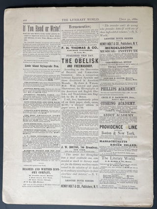 Vol. XI, No. 16 [The Duke's Children]