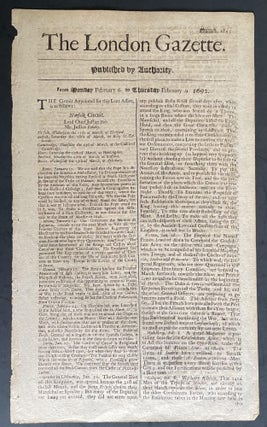 Item #3756 The London Gazette ; Published by Authority. Stated, s