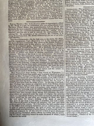 John Bull Vol XVII No. 879 Monday, October 16, 1837; [The Vicar of Wrexhill]