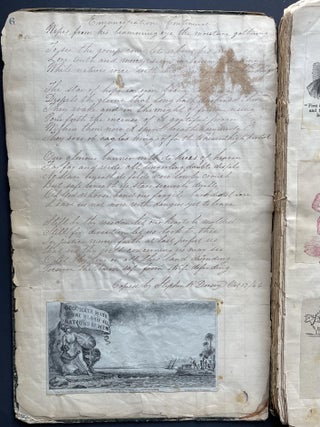 George H. Williams’ Scrapbook w/ 100s of Political Cartoons/ Civil War - 1860s