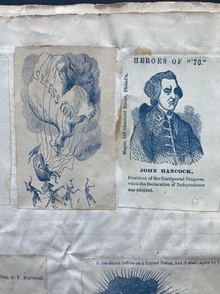 George H. Williams’ Scrapbook w/ 100s of Political Cartoons/ Civil War - 1860s
