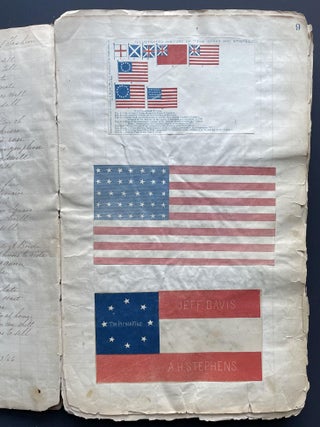 George H. Williams’ Scrapbook w/ 100s of Political Cartoons/ Civil War - 1860s