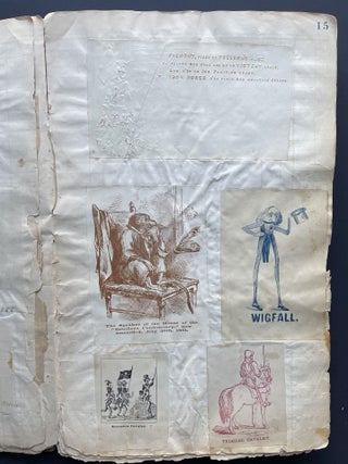 George H. Williams’ Scrapbook w/ 100s of Political Cartoons/ Civil War - 1860s
