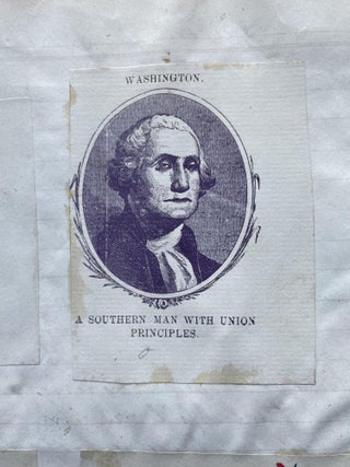 George H. Williams’ Scrapbook w/ 100s of Political Cartoons/ Civil War - 1860s