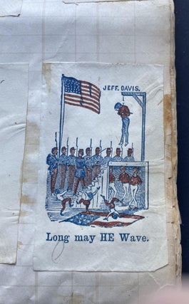 George H. Williams’ Scrapbook w/ 100s of Political Cartoons/ Civil War - 1860s