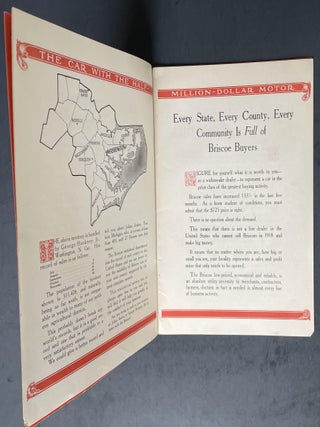 1918 Briscoe Motor Car Dealers Handbook / Brochure