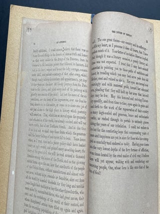 The Duties of Defeat; An Address Delivered Before the University of North Carolina June 7th, 1866