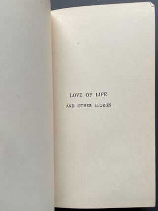 Love of Life and Other Stories